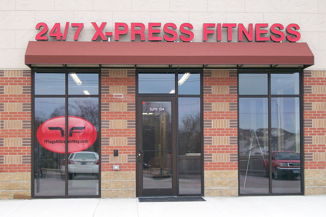 Awnings - Fitness Depot - AAA-1 Signs Edmonton